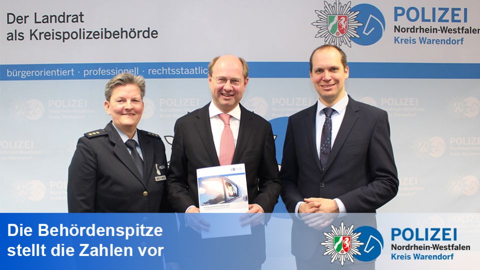 PDin Mersch-Schneider, Landrat Dr. Gericke und KR Päßler stellen PKS 2023 vor