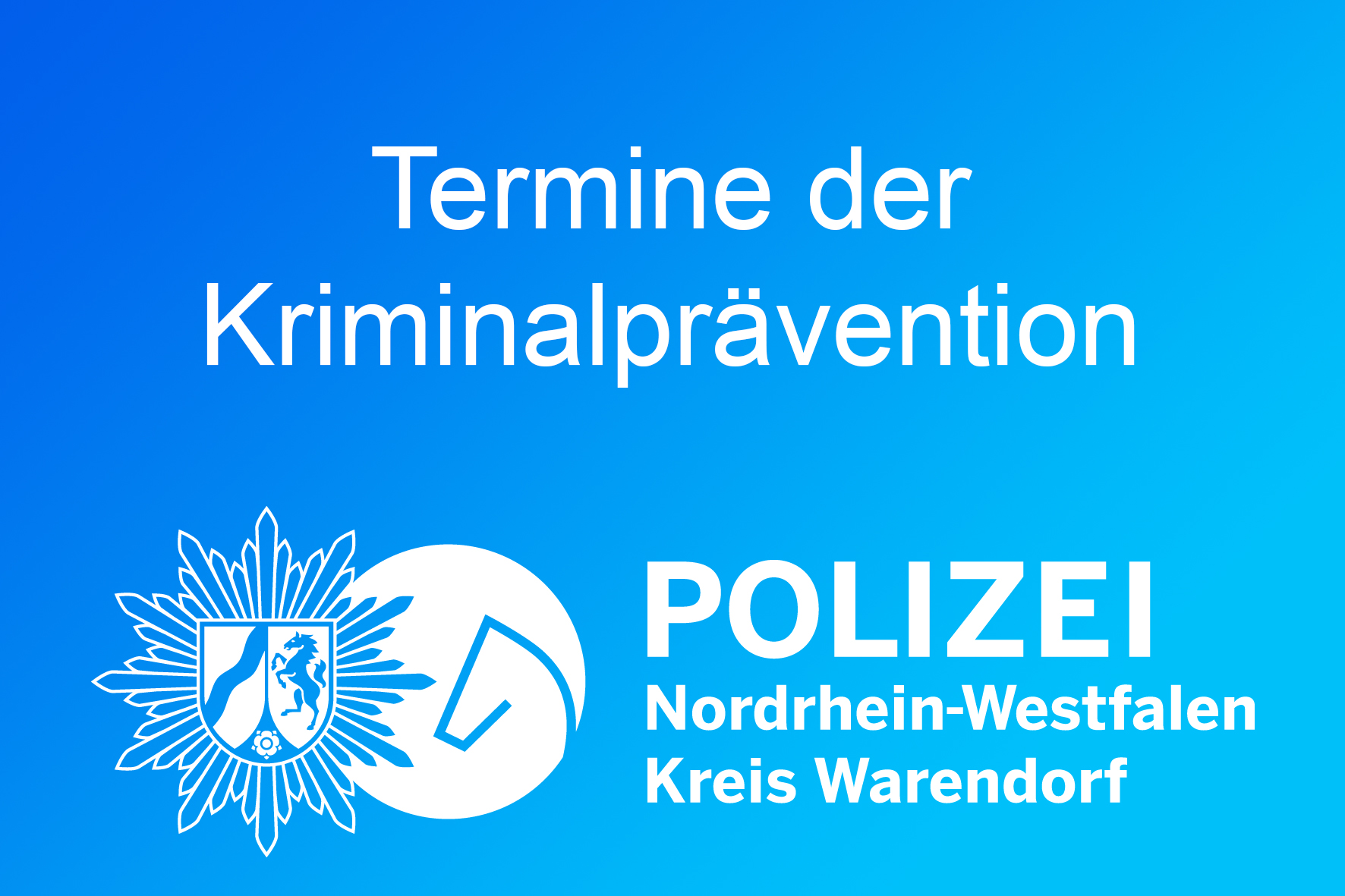 Crime prevention appointments