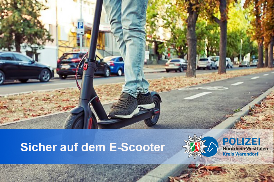 E-Scooter auf Straße