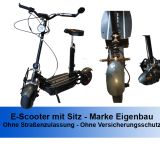 E-Scooter Marke Eigenbau