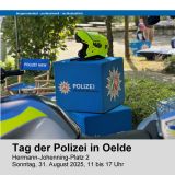 Plakat zum Tag der Polizei am 31.08.2025 in Oelde