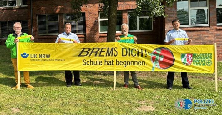 Aktion "Brems Dich" zum Schulbeginn