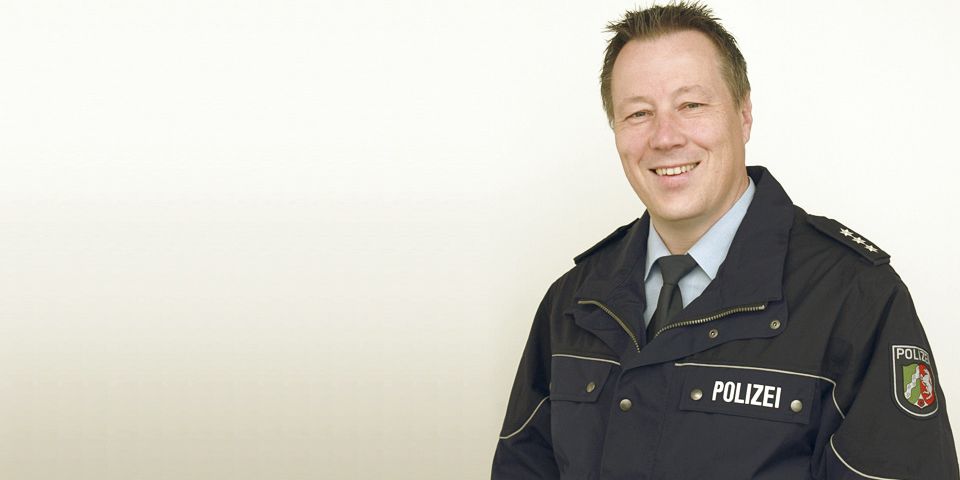 Polizeiwerber Polizeihauptkommissar Andreas Zinta