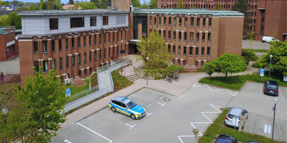 Heinsberg police station on Carl-Severing-Strasse in Heinsberg